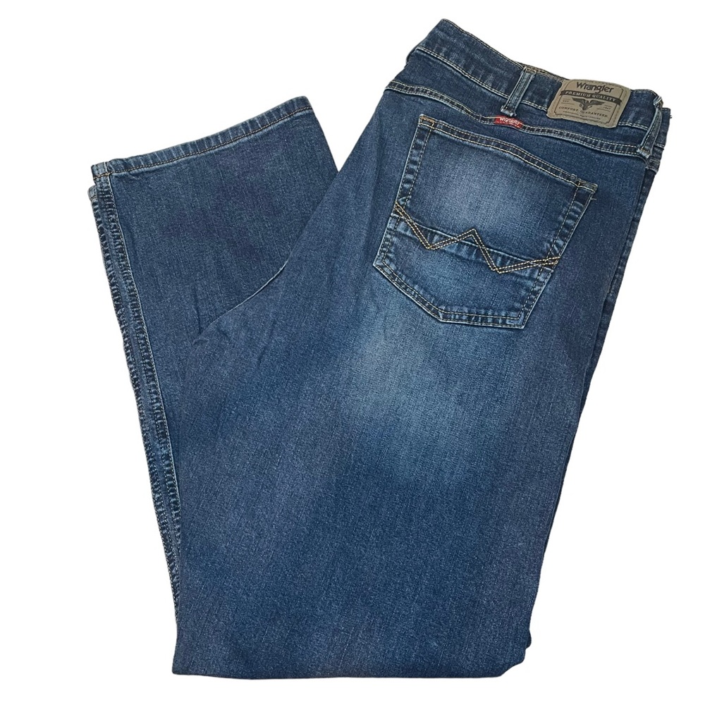 Mens Wrangler Relaxed Boot Jeans 42x30